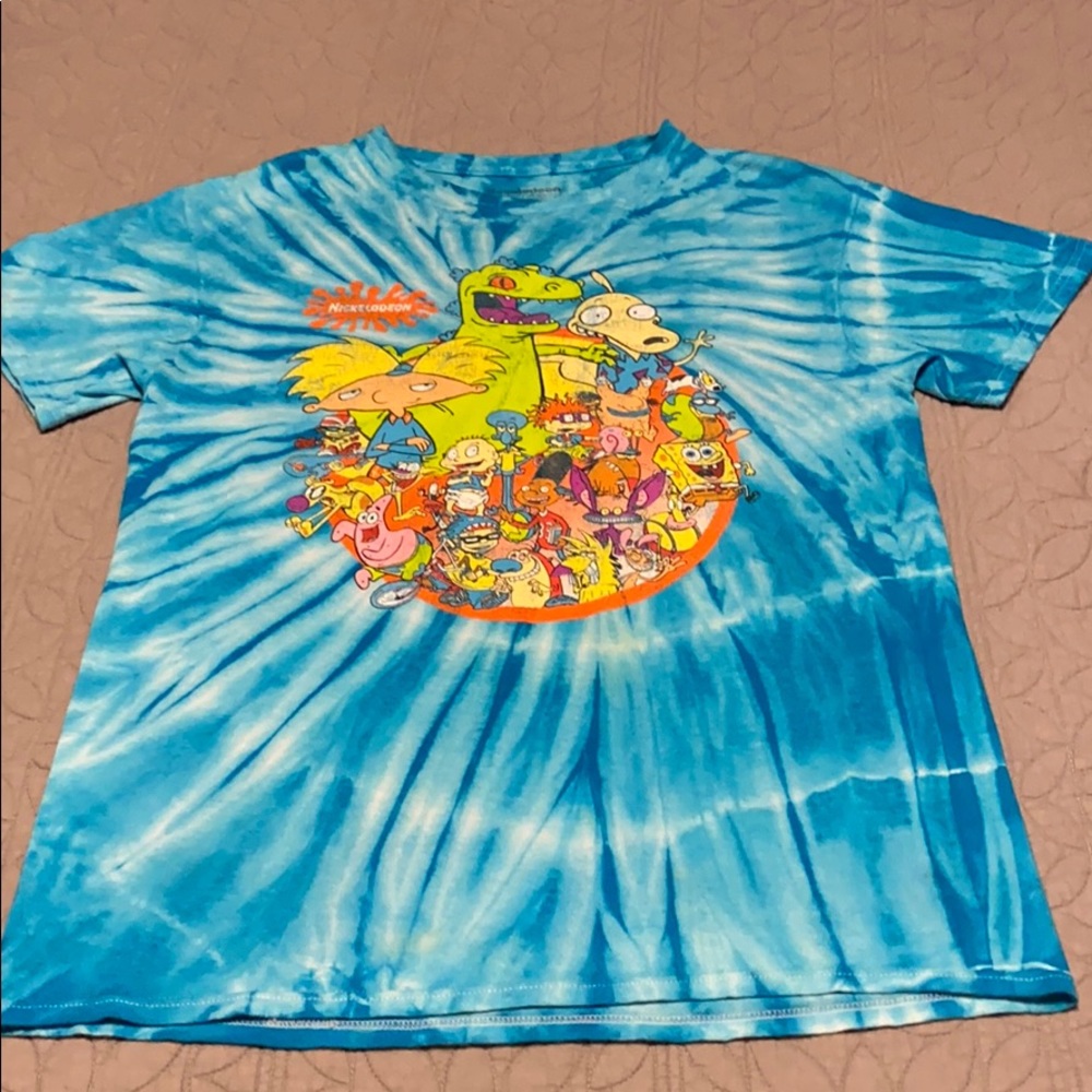 Nickelodeon 90s cartoon Tie Dye Shirt